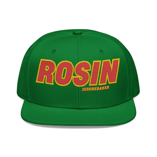 Embroidered Snapback Hat - ROSIN Design for Trendy Style