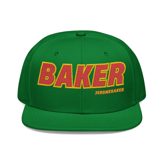 BAKER Snapback Hat – Stylish Embroidered Cap for Bakers & Food Lovers